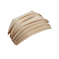 Biodegradable Natural Wooden Trays Wood Boat Plates For Restaurant, Party, Dinner